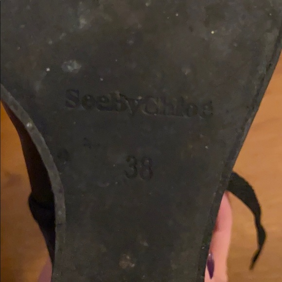 See By Chloe women’s wedge booties - Picture 5 of 7